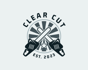 Chainsaw Industrial Cutter logo design