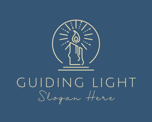 Candle Light Wellness logo design