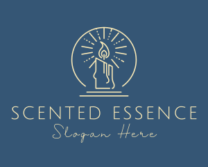 Candle Light Wellness logo design