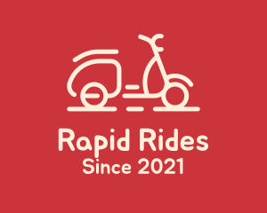 Beige Scooter Ride logo