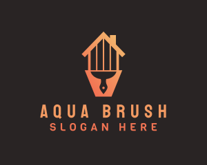 Orange House Painting  logo design