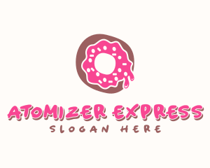 Doughnut Icing Letter O logo design