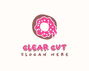 Doughnut Icing Letter O logo design