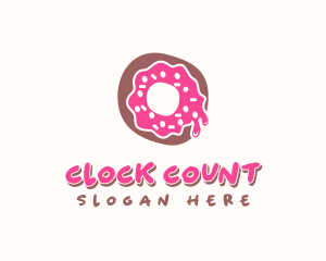 Doughnut Icing Letter O logo design