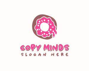 Doughnut Icing Letter O logo design