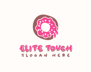 Doughnut Icing Letter O logo design