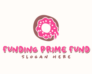 Doughnut Icing Letter O logo design