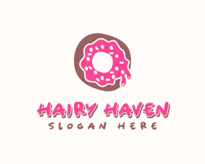 Doughnut Icing Letter O logo design