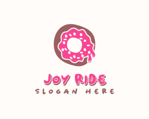 Doughnut Icing Letter O logo design