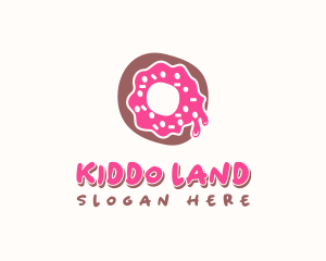 Doughnut Icing Letter O logo design