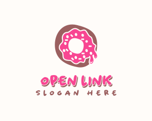 Doughnut Icing Letter O logo design