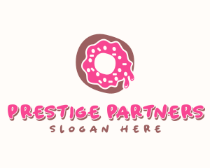 Doughnut Icing Letter O logo design