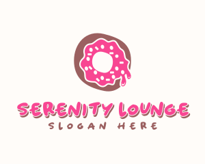 Doughnut Icing Letter O logo design