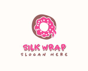 Doughnut Icing Letter O logo design