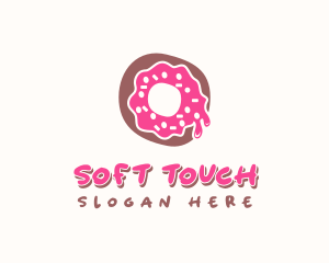 Doughnut Icing Letter O logo design