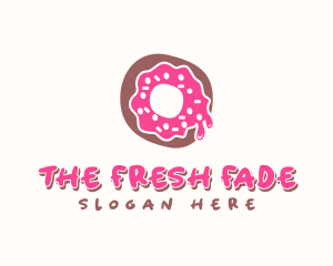 Doughnut Icing Letter O logo design