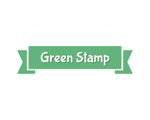 Garden Green Banner logo design