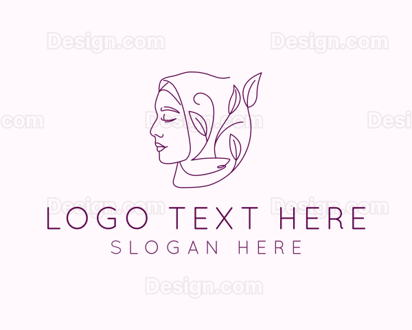 Hijab Woman Beauty Logo