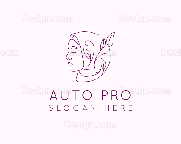 Hijab Woman Beauty Logo