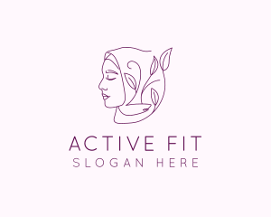 Hijab Woman Beauty  logo design