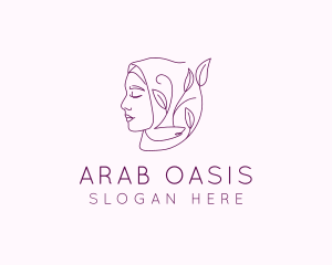 Hijab Woman Beauty  logo design