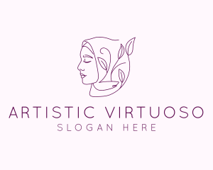 Hijab Woman Beauty  logo design