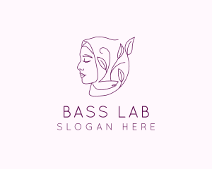 Hijab Woman Beauty  logo design