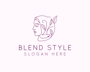 Hijab Woman Beauty  logo design