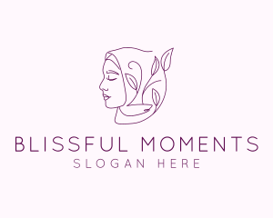 Hijab Woman Beauty  logo design