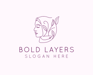 Hijab Woman Beauty  logo design