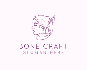 Hijab Woman Beauty  logo design