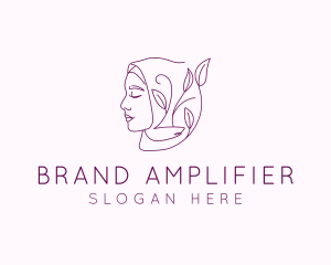 Hijab Woman Beauty  logo design