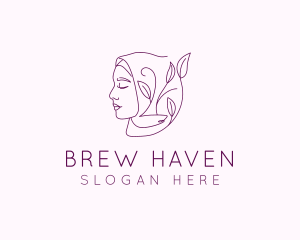 Hijab Woman Beauty  logo design