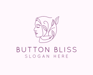 Hijab Woman Beauty  logo design