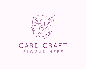 Hijab Woman Beauty  logo design