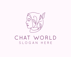 Hijab Woman Beauty  logo design