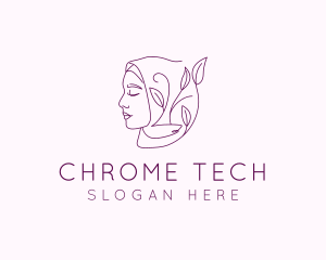 Hijab Woman Beauty  logo design