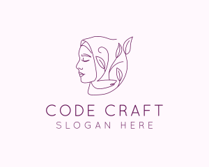 Hijab Woman Beauty  logo design