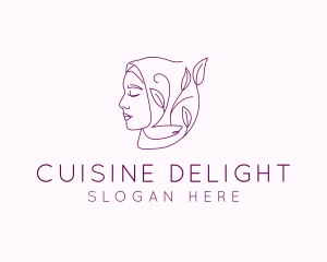 Hijab Woman Beauty  logo design