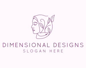 Hijab Woman Beauty  logo design