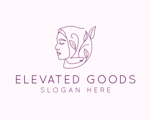 Hijab Woman Beauty  logo design