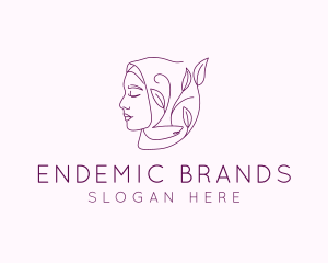 Hijab Woman Beauty  logo design