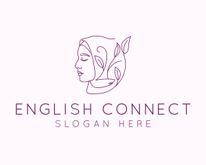 Hijab Woman Beauty  logo design