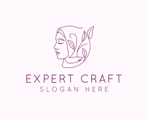 Hijab Woman Beauty  logo design