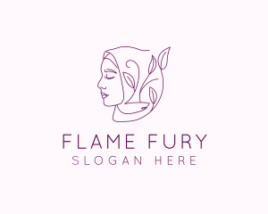 Hijab Woman Beauty  logo design