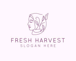 Hijab Woman Beauty  logo design