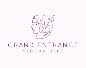 Hijab Woman Beauty  logo design