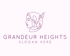 Hijab Woman Beauty  logo design