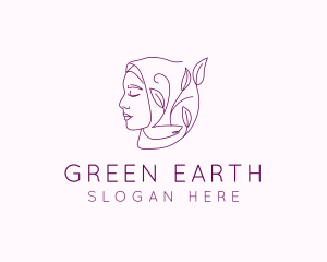 Hijab Woman Beauty  logo design