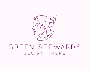 Hijab Woman Beauty  logo design